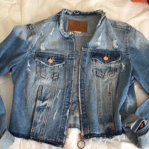 Jean jacket cropped